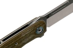 MKM Clap LS01-GC Green Canvas Micarta Couteau De Poche, Bob Terzuola Design 15 MKM Clap LS01-GC Green Canvas Micarta Couteau De Poche, Bob Terzuola Design -Magasin de couteaux MMK LS01 GC 06 mkm knives