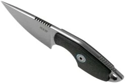 MKM Mikro 1 Drop, Stonewashed Carbon Fiber Couteau De Cou, Jesper Voxnaes Design -Magasin de couteaux MMK MR01 CF 04 mkm knives