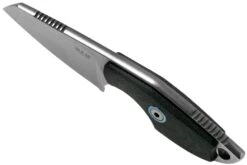 MKM Mikro 2 Wharncliffe, Stonewashed Black G10 Couteau De Cou, Jesper Voxnaes Design -Magasin de couteaux MMK MR02 GBK 04 mkm knives