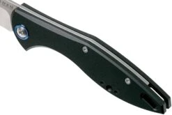 MKM Fara MY01-A Black Aluminum Couteau De Poche, Lucas Burnley Design -Magasin de couteaux MMK MY01 A 07 mkm knives