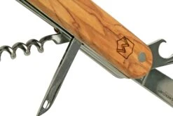 Mercury Multi-Tool Knife 913-7LC Olive Wood, 7 Fonctions, Couteau De Poche -Magasin de couteaux MY913 7LC 05 mercury