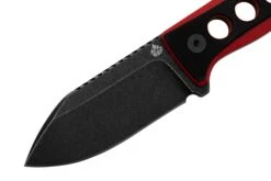 QSP Knife Canary QS141-B2 Blackwashed, Black Red G10, Couteau De Cou 10 QSP Knife Canary QS141-B2 Blackwashed, Black Red G10, Couteau De Cou -Magasin de couteaux QS141 B2 03 qsp