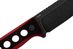 QSP Knife Canary QS141-B2 Blackwashed, Black Red G10, Couteau De Cou 12 QSP Knife Canary QS141-B2 Blackwashed, Black Red G10, Couteau De Cou -Magasin de couteaux QS141 B2 05 qsp