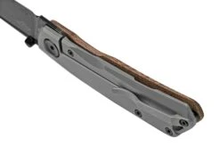 Real Steel Luna Boost Premium, M390, Brown Micarta, Knivesandtools Exclusive Couteau De Poche -Magasin de couteaux RL7079 04 realsteel