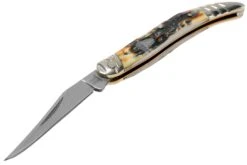 Rough Ryder Toothpick Cinnamon Stag RR2154 Damascus Slipjoint Couteau De Poche -Magasin de couteaux RY2154 03 rough ryder