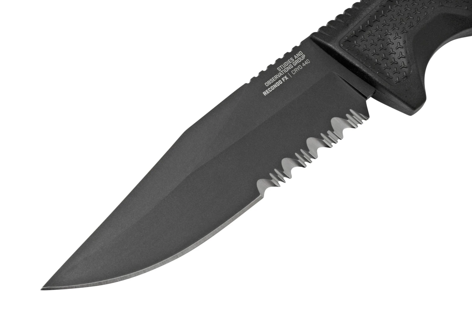 SOG Recondo FX, Black, Partially Serrated 17-22-02-57 Couteau Fixe 5 SOG Recondo FX, Black, Partially Serrated 17-22-02-57 Couteau Fixe – Image 3