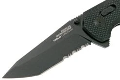 SOG Vision XR Black Serrated 12-57-02-57 Couteau De Poche -Magasin de couteaux SOG VXR BKS 03 sog