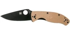 Spyderco Tenacious Lightweight Tan Black C122PTNBK FRN Couteau De Poche