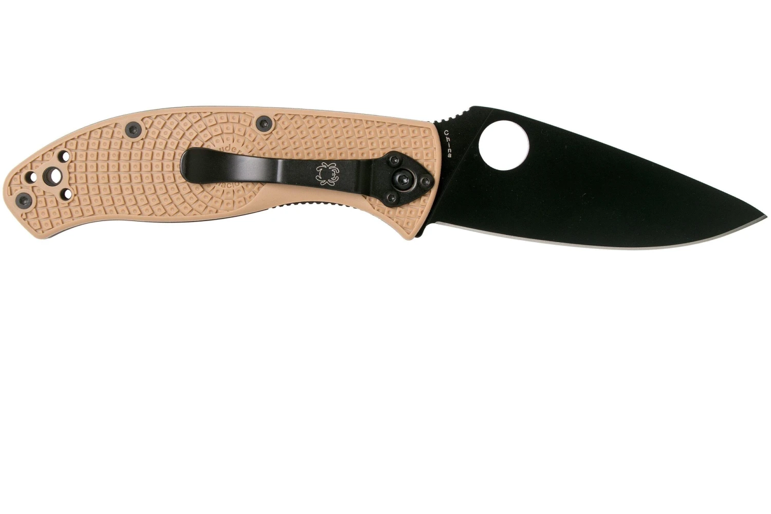 Spyderco Tenacious Lightweight Tan Black C122PTNBK FRN Couteau De Poche 4 Spyderco Tenacious Lightweight Tan Black C122PTNBK FRN Couteau De Poche – Image 2