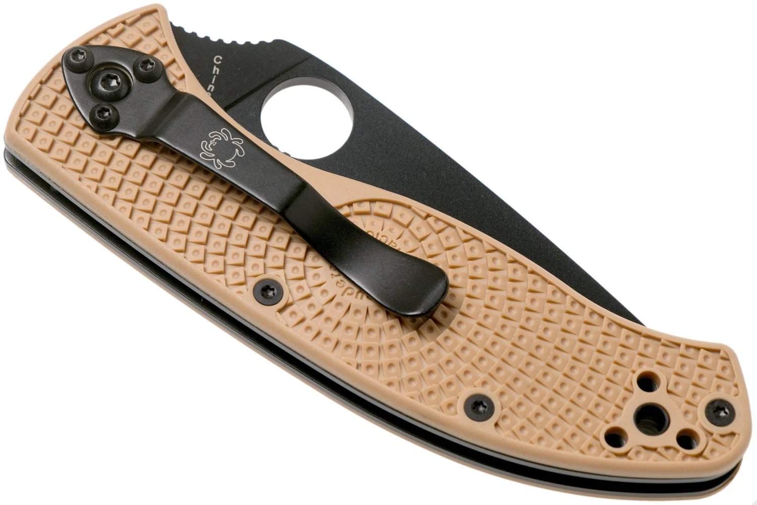 Spyderco Tenacious Lightweight Tan Black C122PTNBK FRN Couteau De Poche 6 Spyderco Tenacious Lightweight Tan Black C122PTNBK FRN Couteau De Poche – Image 4