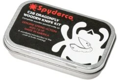 Spyderco Wooden Kit Dragonfly C28 WDKIT1 Couteau De Poche En Bois -Magasin de couteaux SPWDKIT1 04 spyderco spwdkit1 04