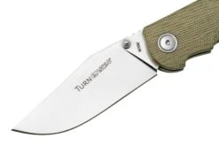 Viper Turn V5988CG Green Canvas Micarta Couteau De Poche, Fabrizio Silvestrelli Design -Magasin de couteaux VPV5988CG 03 viper