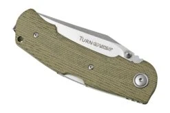 Viper Turn V5988CG Green Canvas Micarta Couteau De Poche, Fabrizio Silvestrelli Design -Magasin de couteaux VPV5988CG 06 viper