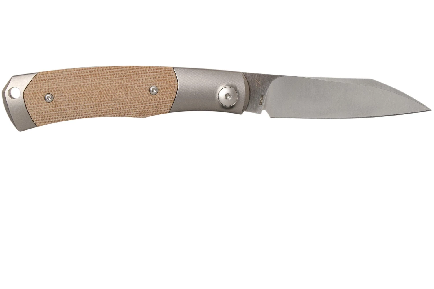 Viper Hug 2 V5994CN Natural Canvas Micarta Couteau De Poche, Sacha Thiel Design 4 Viper Hug 2 V5994CN Natural Canvas Micarta Couteau De Poche, Sacha Thiel Design – Image 2