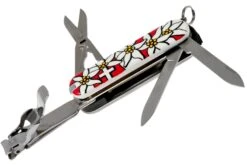 Victorinox NailClip 580 Edelweiss 0.6463.840 Couteau Suisse -Magasin de couteaux VT0 6463 840 02 victorinox