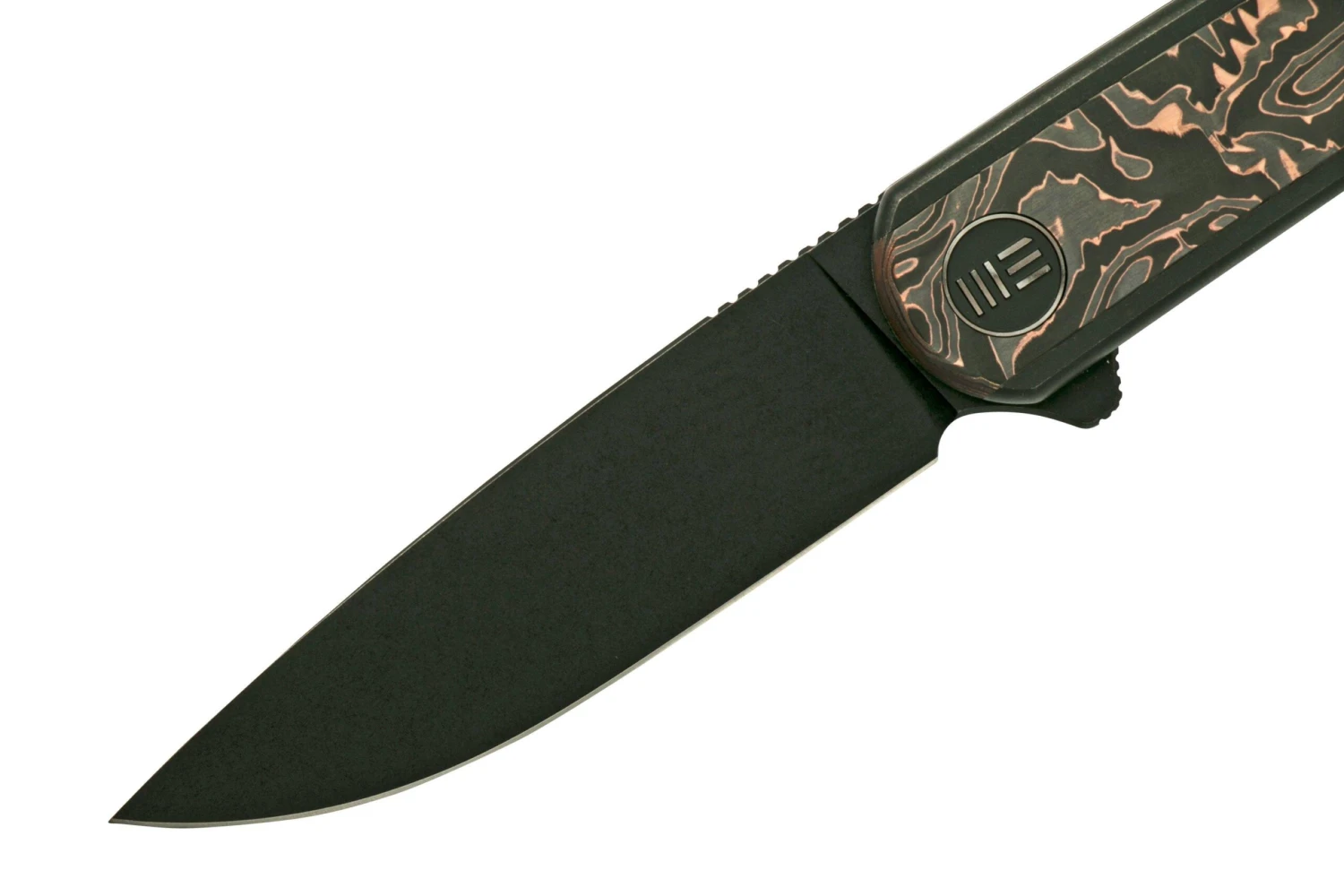 WE Knife Smooth Sentinel WE20043-6 Titanium Copper Foil Carbon Fiber, Couteau De Poche 5 WE Knife Smooth Sentinel WE20043-6 Titanium Copper Foil Carbon Fiber, Couteau De Poche – Image 3