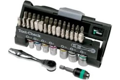 Wera Tool-Check Automotive 1, Coffret D'embouts Avec Cliquet, Tailles Européennes,5200995001 -Magasin de couteaux WO5200995001 02 wera