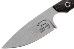 White River Knives M1 Black Burlap Micarta Couteau Fixe, étui Kydex -Magasin de couteaux WRCPR BBL 03 white river knives