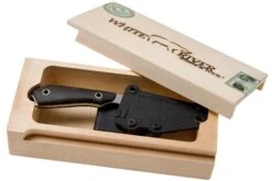 White River Knives M1 Black Burlap Micarta Couteau Fixe, étui Kydex -Magasin de couteaux WRCPR BBL 08 white river knives