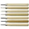 Yoshiharu L-7 Maruichi Couteaux à Bois Japonais, Set De 7 Avec "baren" -Magasin de couteaux YSH 026 01 yoshiharu